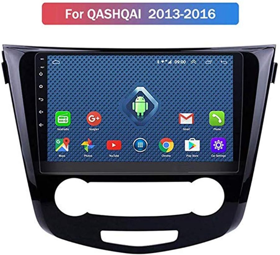 HWENJ 4G 3G WiFi All Netcom 10.1 Inch Android 8.0 2+32G Car DVD GPS for Nissan Qashqai X-Trail 2013-2016 Navigation System Support SWC, Multifunction