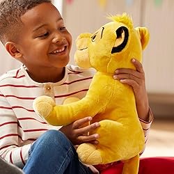 DISNEY STORE Official Simba Medium Soft Toy for