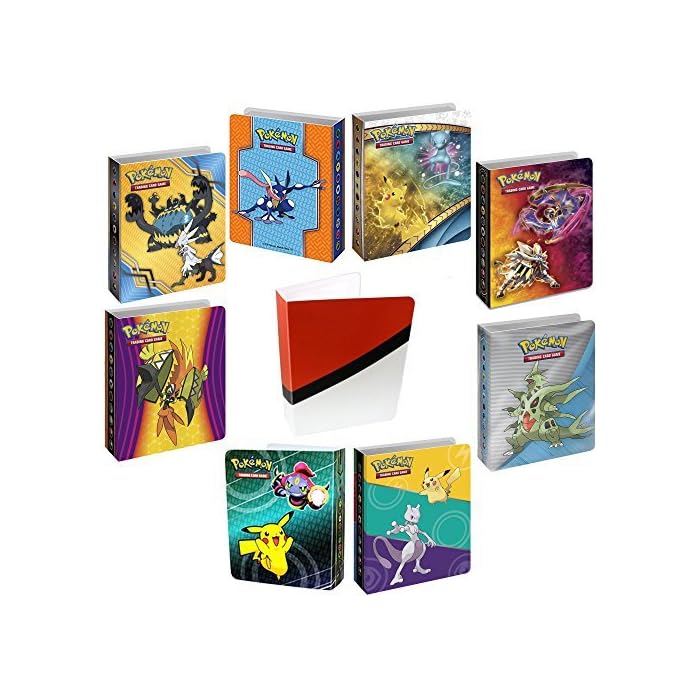 Buy 8 Pokemon Mini Album Binders For Cards Sleeves Included Protect