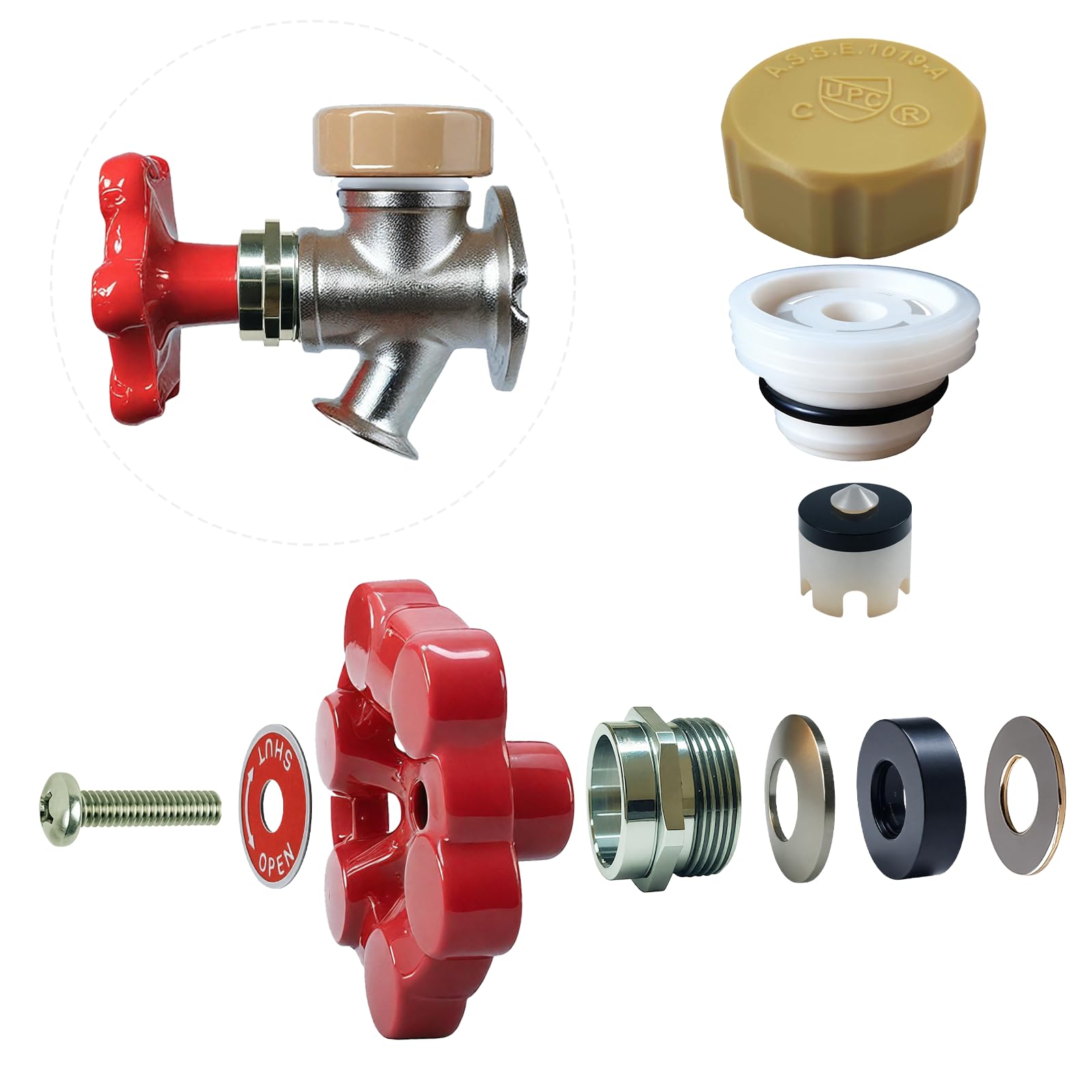 Young Dance Universal Outdoor Faucet Repair Kit