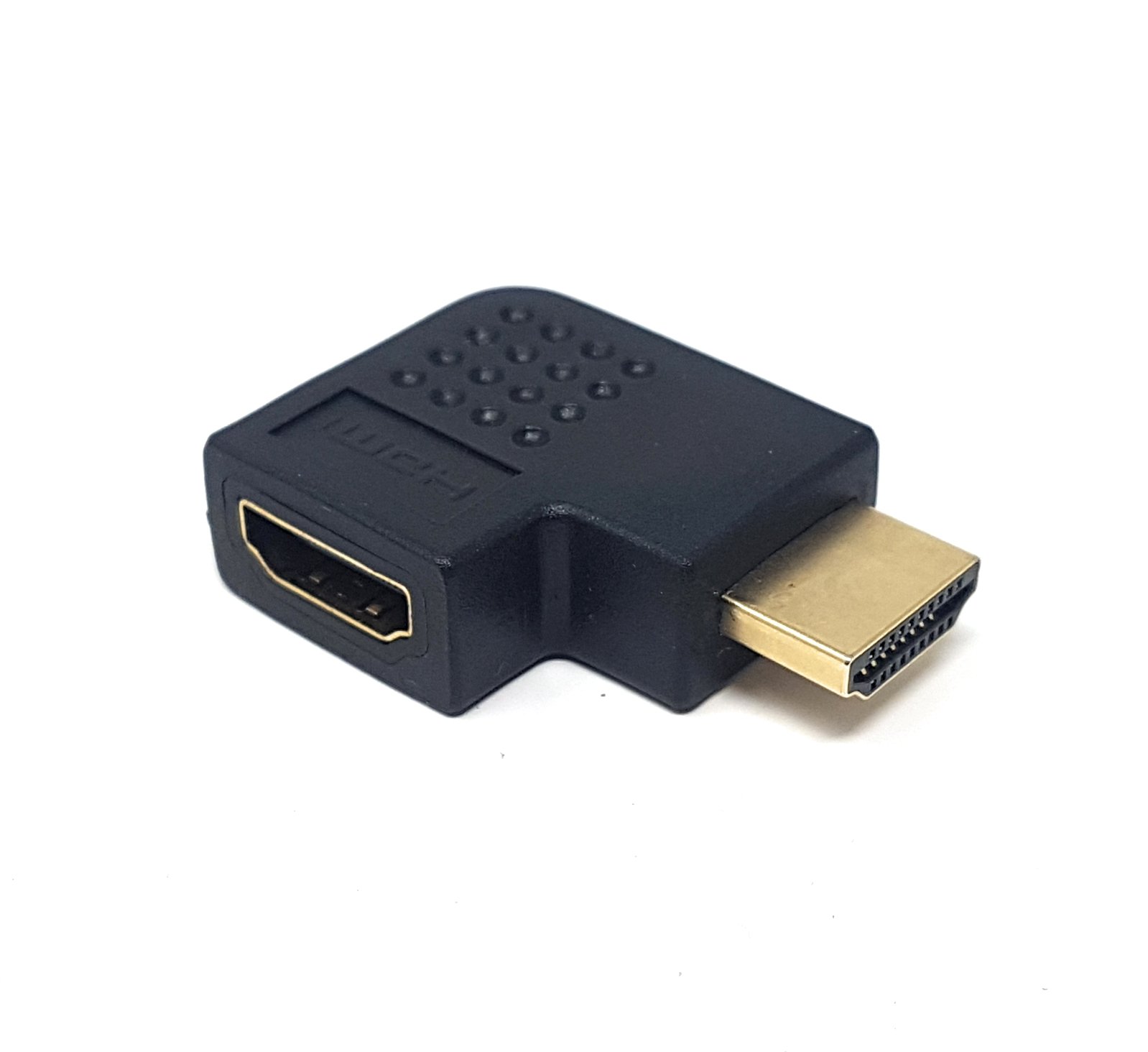Maincore HDMI to HDMI 270° Right Angled Adapter – Horizontal Male to Female Extender Connector for HDTV, Monitor, Projector, Laptop, and Gaming Devices