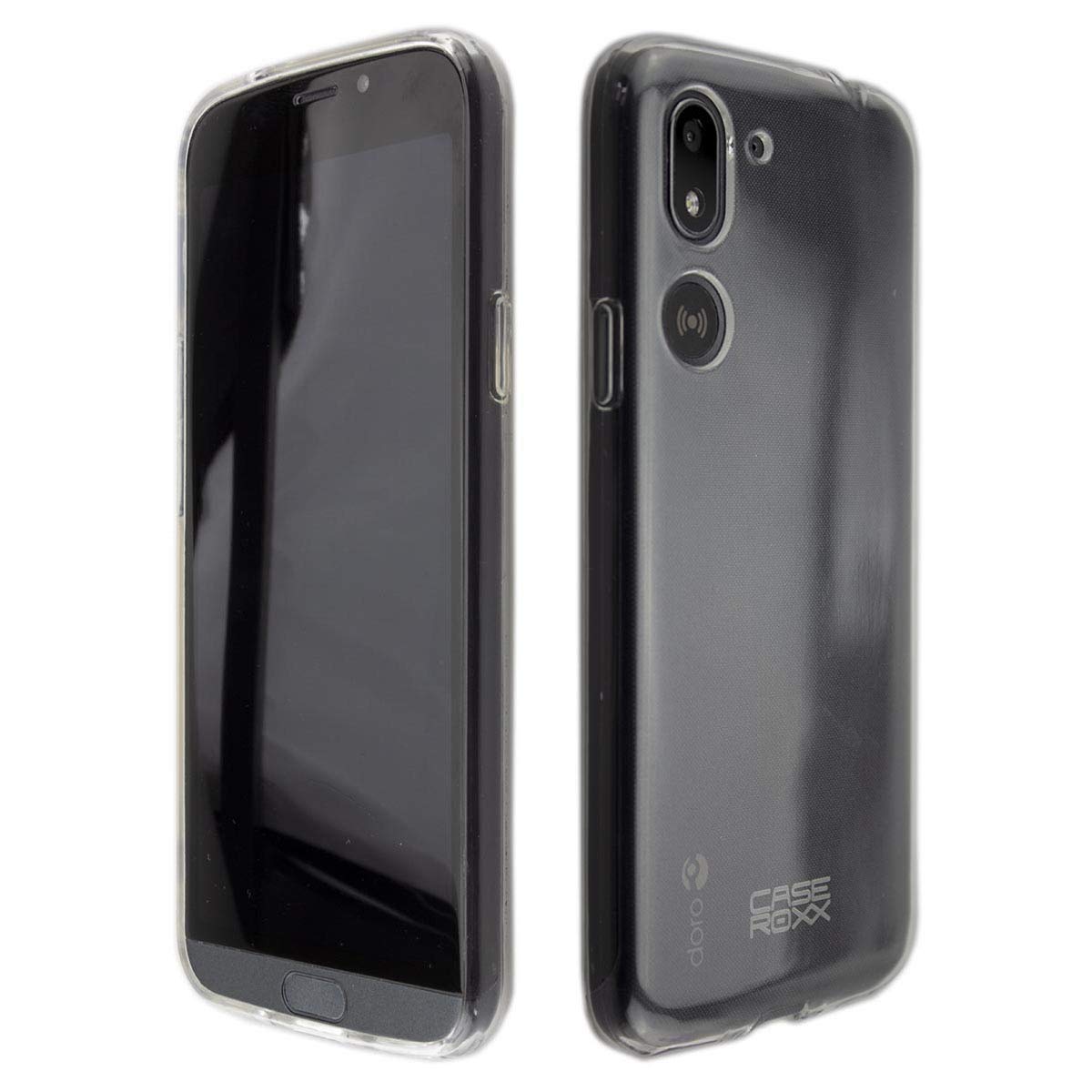 caseroxx TPU-Case in clear for Doro 8050/8050 Plus – shockproof & precise fit