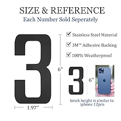 Modern House Numbers for Outside