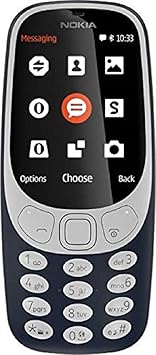 Nokia 3310 2G Mobiltelefon (2,4 Zoll Farbdisplay, 2MP Kamera, Bluetooth, Radio, MP3 Player, Dual Sim) dark blue
