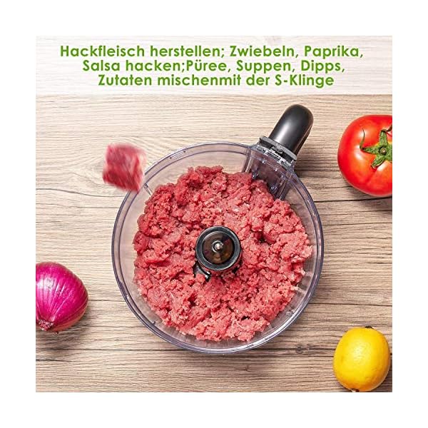 Food-Processor-Multifunctional-Decen-Blender-Food-Processor-1100W-with-3-Speed-Pulse-Function-Ideal-for-Chopping-Kneading-Mixing-Whisking-and-Mincing-35-L-Bowl-and-15L-Jug-Blender-Silver Food Processor Multifunctional Decen Blender Food Processor 1100W with 3 Speed & Pulse Function Ideal for Chopping, Kneading, Mixing, Whisking and Mincing, 3.5 L Bowl and 1.5L Jug Blender, Silver