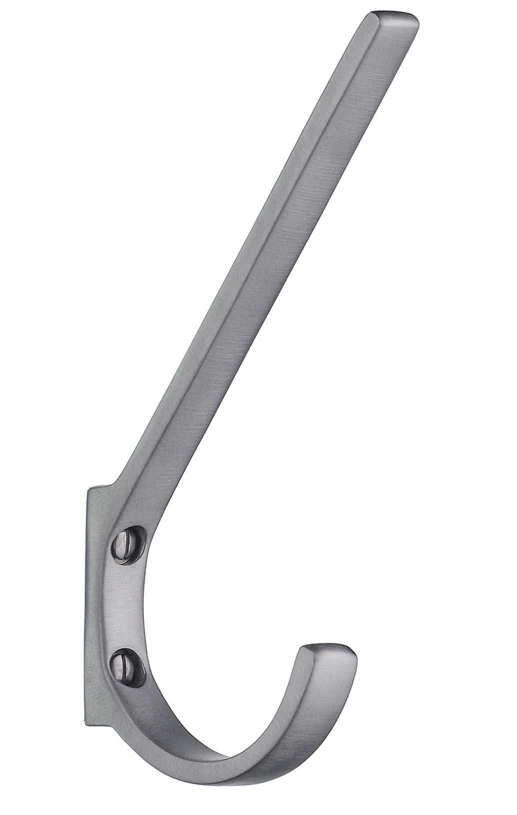Beslagsboden "Design Coat And Hat Hook, Silver Matt, 150 mm