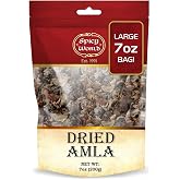 Spicy World Dried Amla Fruit (Indian Gooseberry) 7 Ounce Bag - Pure, and High Vitamin C Content