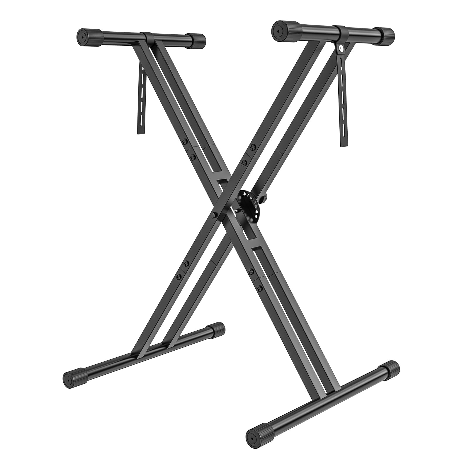 Photo 1 of GLEAM Keyboard Stand ELectric Piano Stand - Heavy Duty Double X Style with Locking Straps, Fits 54-88 Key Electric Pianos, DJ mixers, Turntables, Synths and Midi Keyboards. Load Capacity 100LB