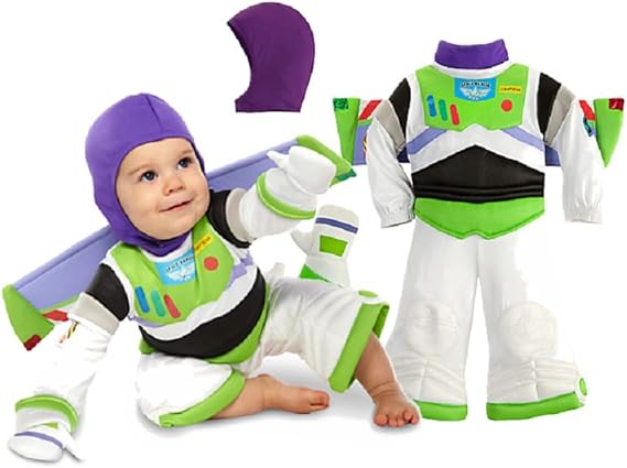 Amazon ディズニー トイ ストーリー バズ ライトヤー 75 80 85 18 24m 1 2歳 男の子 コスチューム 子供 キッズ ベイビー 赤ちゃん ハロウィン 衣装 Toy Story Buzz Lightyear キッズコスチューム 服 ファッション小物