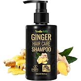 VedoAID Ginger Hair Care Shampoo, Hair Growth Formula, 6.763 fl.oz/200ml (Ginger Shampoo)