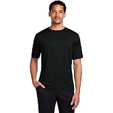 Port &amp; Co Unisex Performance Tee | UPF 50+ Sun Protection, Lightweight &amp; Moisture Wicking, Classic Fit, Breathable Athletic Workout Top for Men &amp; Women