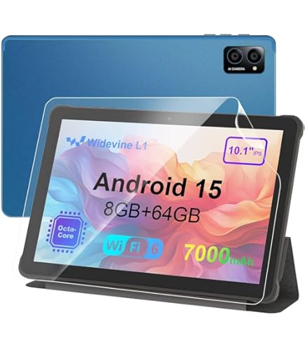 Android 14 タブレット オクタコア 10.4インチ 64GB ブラック Amazon.co.jp: タブレット 10 インチ、Android 14 Go オクタコア