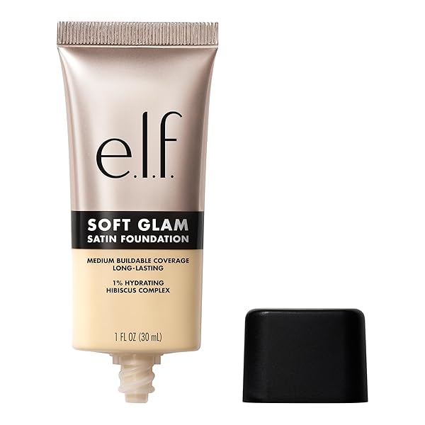E.L.F. SOFT GLAM FOUNDATION, MEDIUM COVERAGE, LONG-LASTING & BUILDABLE FOUNDATION FOR A SMOOTH, SATIN FINISH, VEGAN & CRUELTY-FREE, 15 FAIR WARM