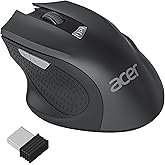 Acer Wireless Mouse for Laptop, 2.4GHz Computer Mouse Wireless with USB Receiver, Portable Cordless Mouse, 3 Adjustable DPI E