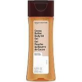 Amazon Essentials Body Oil Gel with Cocoa Butter, Paraben Free, 6.8 Fl Oz (Pack of 1) (Previously Amazon Basics)