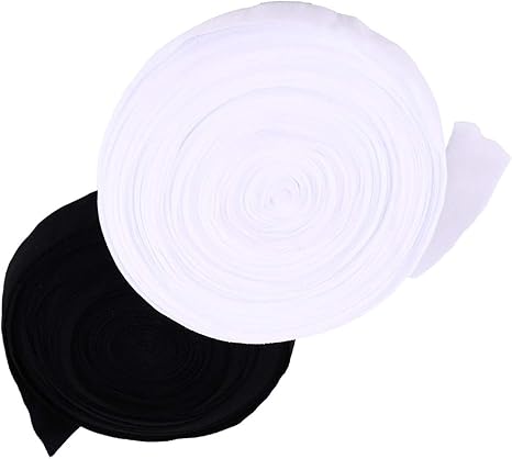 Amazon Exceart ホームショップ用2本の衣類トリミングリボンdiy手作り衣類エッジングコットンバンドストラップバインディング縫製シーミングテープ リボン 通販