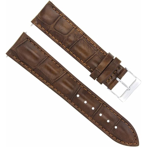 Amazon.com: Ewatchparts 22mm Genuine Italian Leather Watch