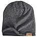 FORBUSITE Mens Slouchy Long Beanie Knit Cap for Summer Winter, Oversize