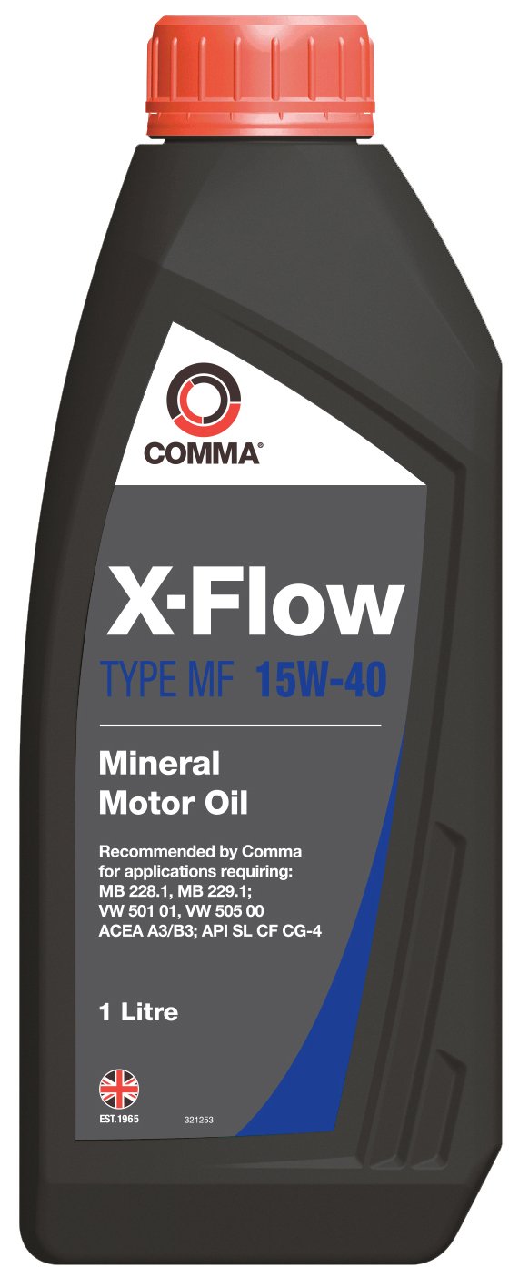 Comma XFMF1L 1L X-Flow Type MF 15W40 Mineral Motor Oil