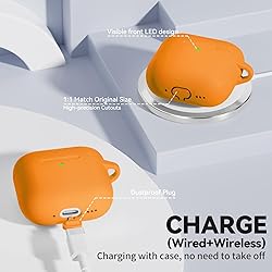 for AirPods 4 Case, Soft Silicone Protective Case