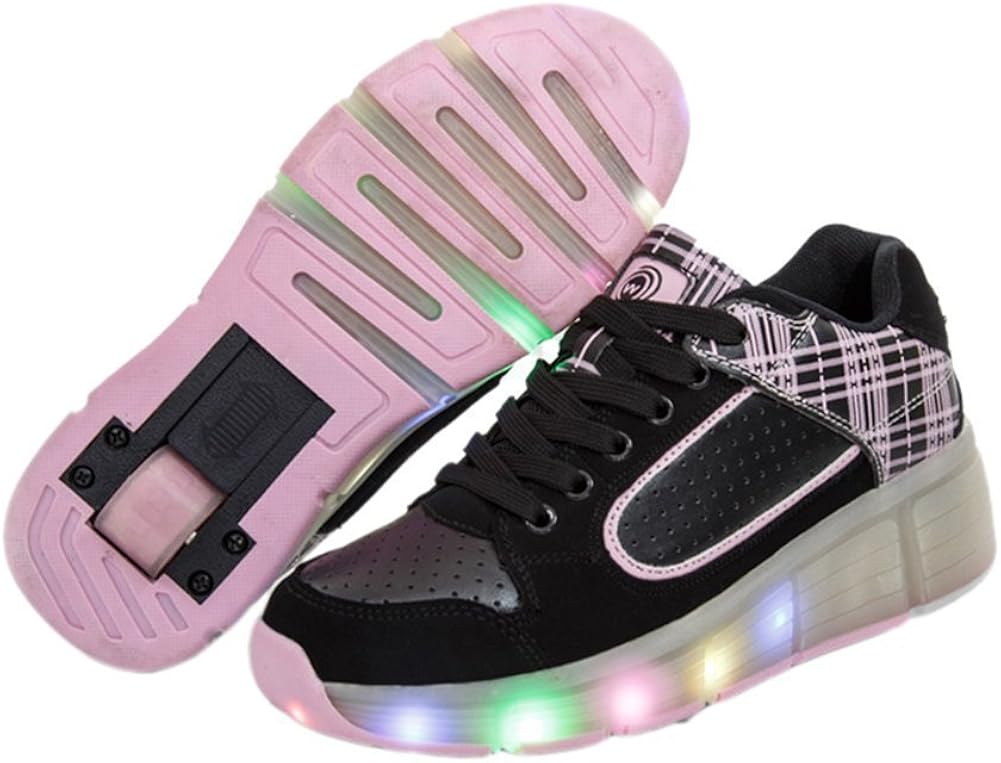 Sommer Atmungsaktives Kind LED Heelys Roller Skate Schuhe Mit räder