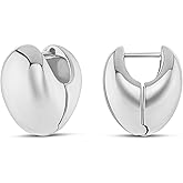 Amazon Essentials 20mm Polished Domed Huggie Hoop Earring