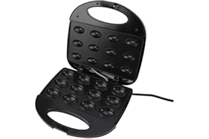 Alomejor Electric Walnut Cake Maker Efficient Nonstick Mini Nut Waffle Maker Machine for Family Use 9.1x8.3x8.7in