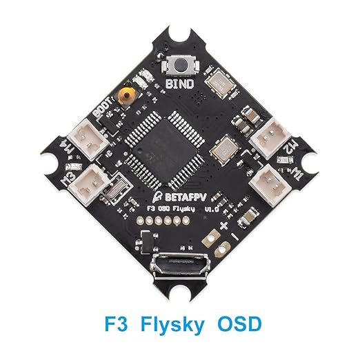 BETAFPV FC F3 Brushed Flight Controller SPI Flysky Receiver Integrated Betaflight OSD for Tiny Whoop FPV Micro Racing Drone