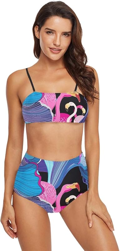flamingo bathing suit womens