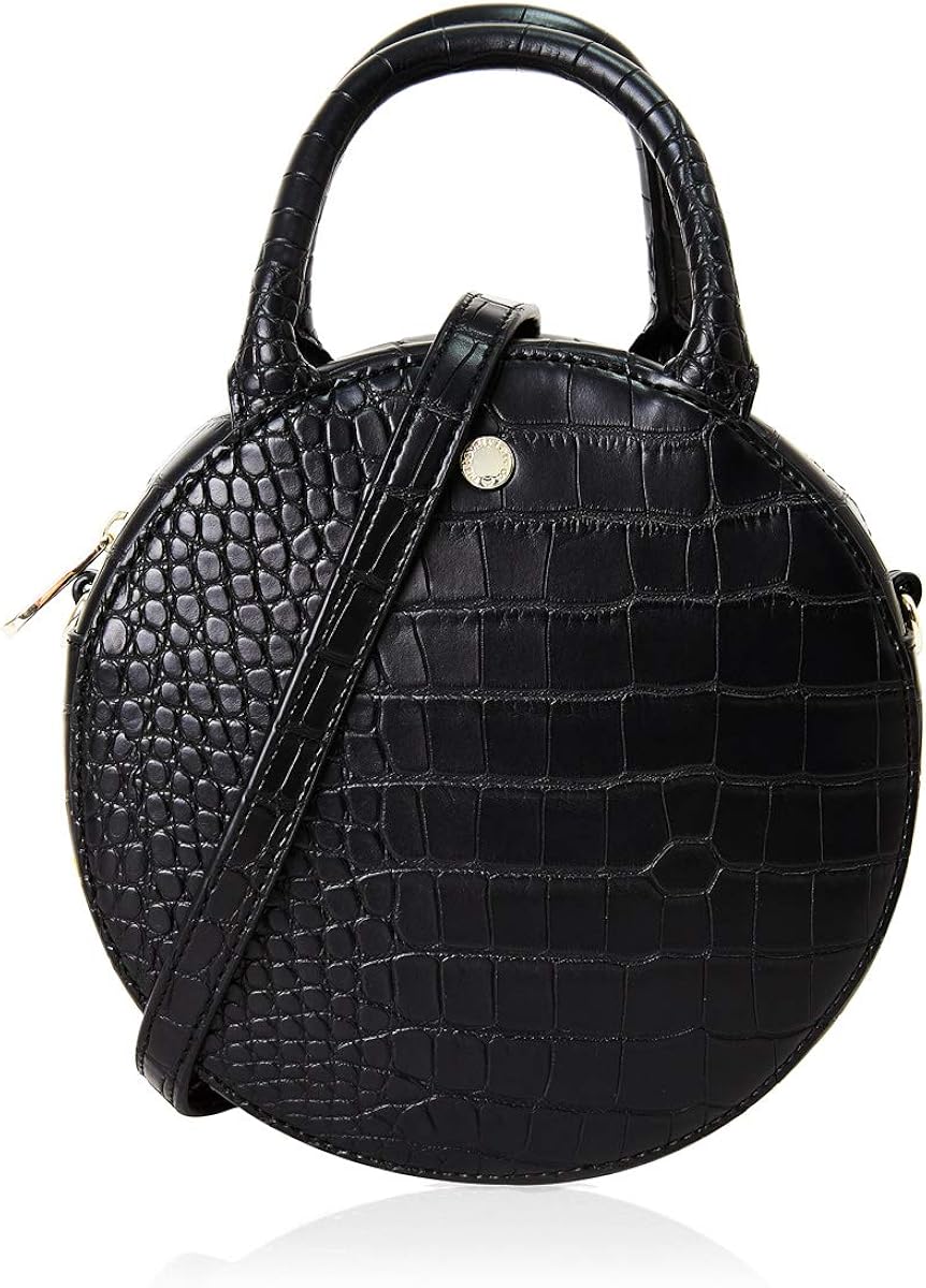 black croc purse