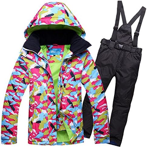 LEIT YFF ski Suits Winter Warm Men and Women ski Suit Single Double Board Breathable ski Pants,a+Black,l