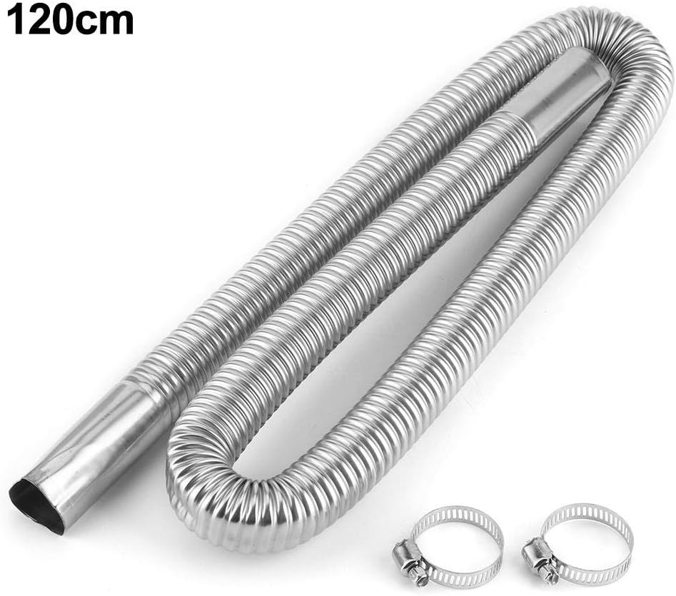 Diesel Heater Exhaust Pipe, 2.5cm/1in Inner Diameter Stainless Steel Parking Air Heater Exhaust
