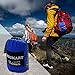 SEGMART Double XL Hammocks with Hammock Straps & Carabiners - Blue/Silver