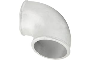 90 Degree Tight, 75mm Turbo Intake Elbow Cast Pipe Radius Hose 3in Bend Tube Aluminum Intercooler for Car