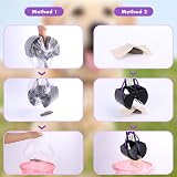 YONTINY Portable Foldable Poop Scooper for Dogs & Cats with 24" Handle view 6