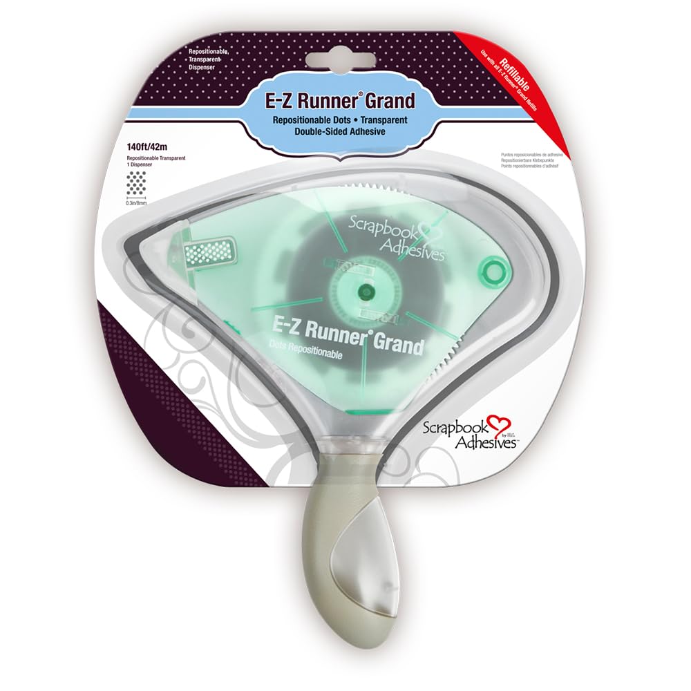 Scrapbook Adhesives BY 3L E-Z Runner Grand Repo Dots Clear One Size