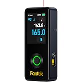 Fanttik Neo A11 Pro Laser Measure, Touch Screen, Angle Sensor, Bubble Level | 165Ft Laser Measuring Tool, Color Display, Distance Area Volume Measuremen, Data Storage, Type-C Rechargeable for Home DIY