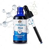 wildvita natural way Methylene Blue Pharmaceutical Grade, USP Grade, Third-Party Tested Dietary Supplement for Humans, No Formaldehyde, Made in USA (1% 60ml Bottle)