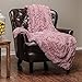 Chanasya Premium Solid Faux Long Fur Throw Blanket - Soft, Fuzzy Throw Blanket - for Bed or Couch - 50