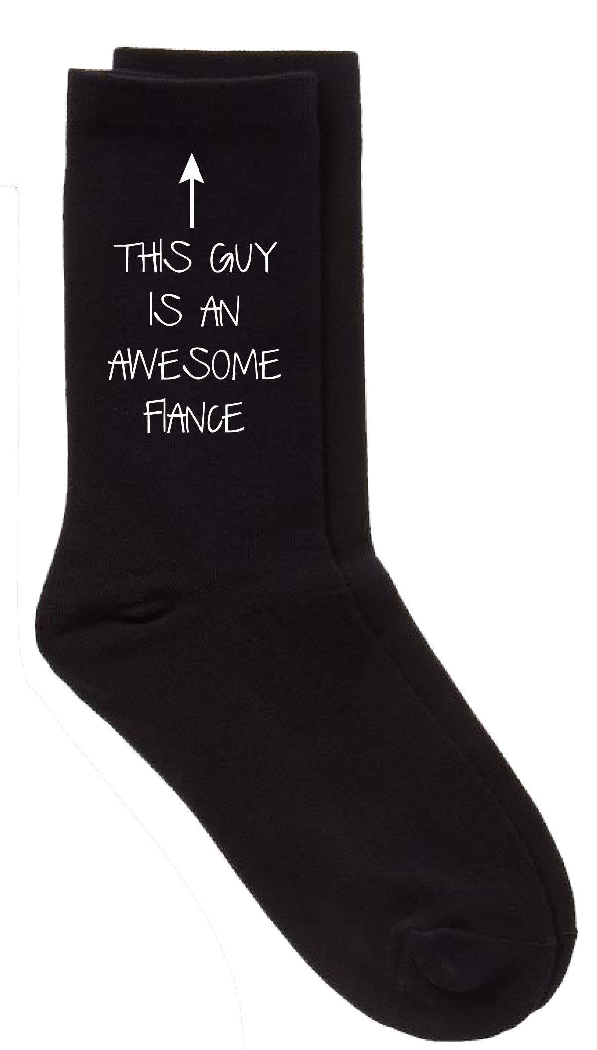 60 Second Makeover Limited This Guy Is An Awesome Fiance Mens Black Socks Present Gift Valentines Day Birthday