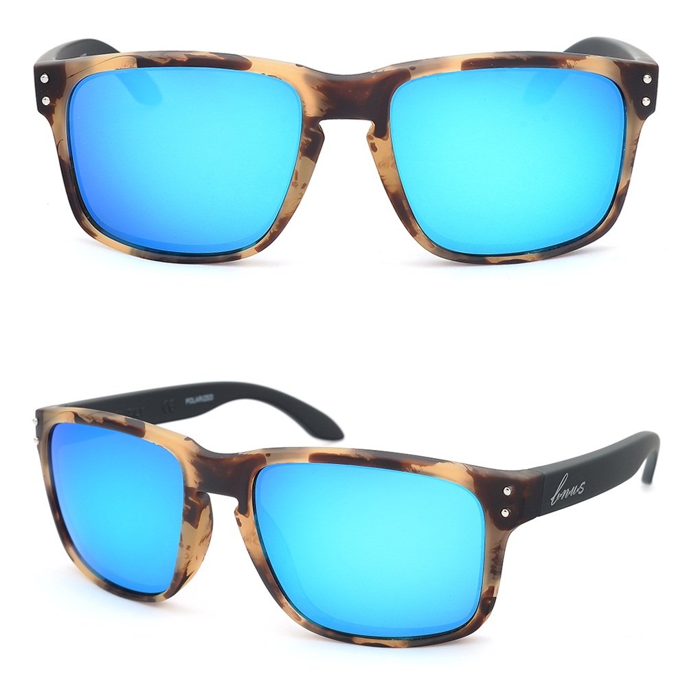 Bnus italy made corning Glass lens polarized Sunglasses For Men Women