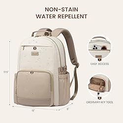 LOVEVOOK Laptop Backpack for Women with Pouch