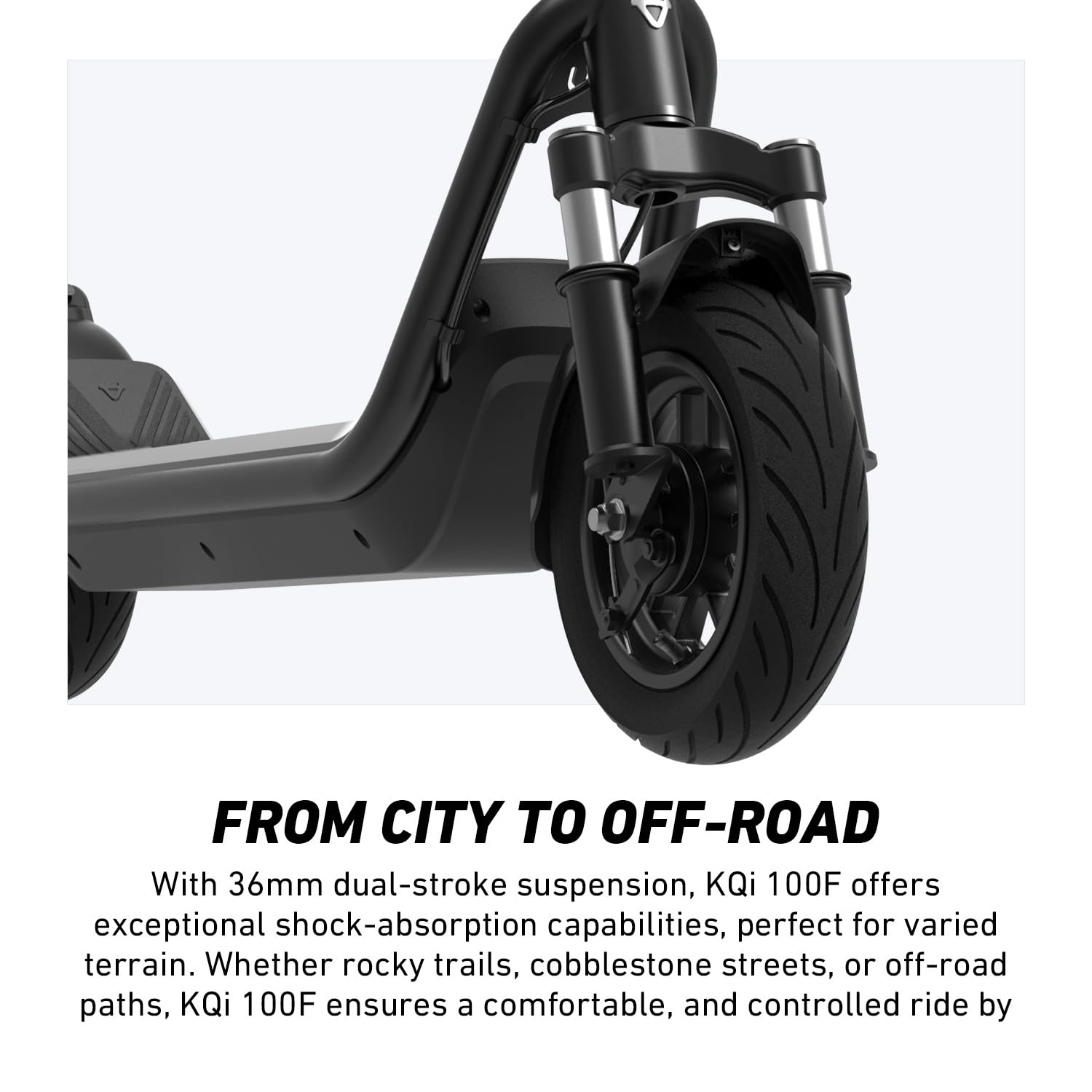 NIU K100F/K300X Electric Scooter Adults - 600W-900W Peak Power, 18-41 Max Range, Top 17.4-23.6 MPH, Portable E Scooter w/Suspension for Commute, Sup. Turn Signal, Folding Handlebars(Only K100F)