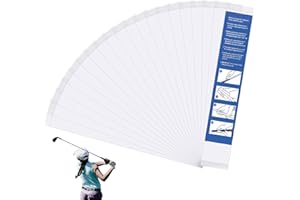 FOJOO 30 PCS Golf Grip Tape，Golf Grip kit，2" X 10" Golf Club Regripping Kit for Golf Clubs,Double-Sided Adhesive Grip Tape Golf Easy Installation & Residue-Free for Golf Grips Club Regripping