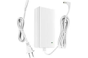 LAWANA White Power Cord Compatible with Cricut Explore 3 Cutting Machine,24V DC Power Replacement Cord Connector for Cricut Explore 3 Cutting Power Supply Cord