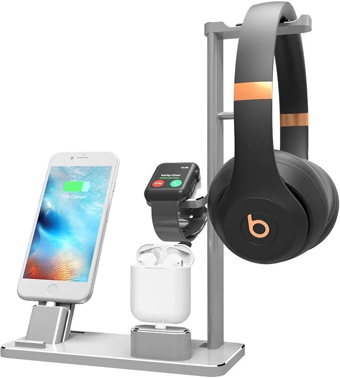 mobile watch with headphone