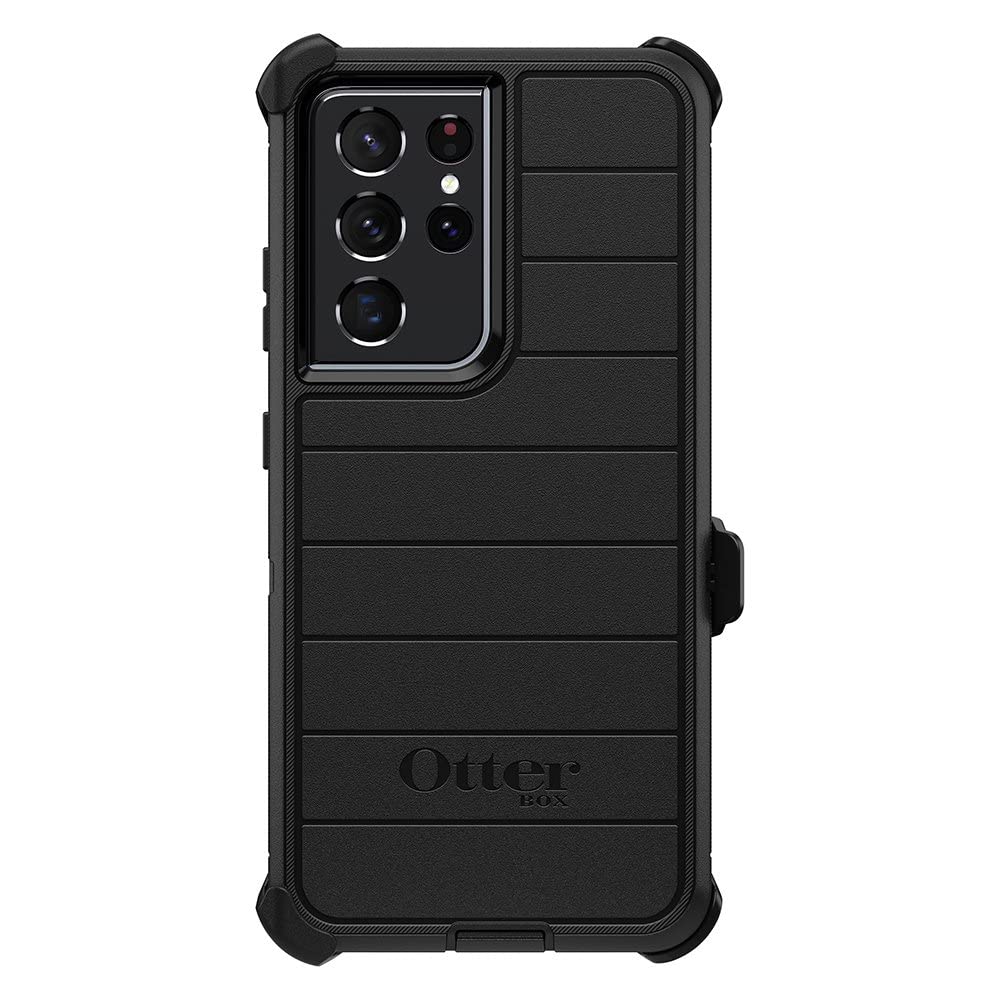 Photo 1 of OtterBox Defender Galaxy S21 Ultra Phone Case - Non-Retail Packaging - Black