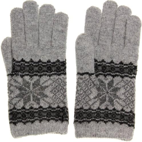 AN1225 Women's Winter Warm Snowflake Gloves