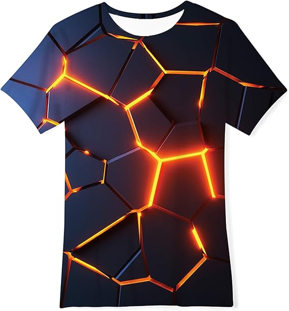 Goodstoworld T Shirt Garcon 3d 3d Imprime Shirts Fille Manche Courte Decontracte Tee Shirts Tops 6 14 Ans Amazon Fr Vetements Et Accessoires