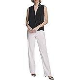 Calvin Klein Women's Draped Sleeveless Top